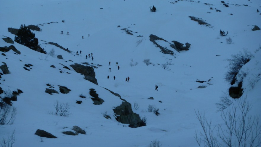 #6 Samedi : La foule dans la moraine ... Samedi : La foule dans la moraine ...