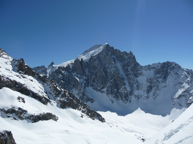 #1 Dôme/tête sud de la somme : Le dôme des Ecrins vue depuis la tête sud de la somme Dôme/tête sud de la somme : Le dôme des Ecrins vue depuis la tête sud de la somme