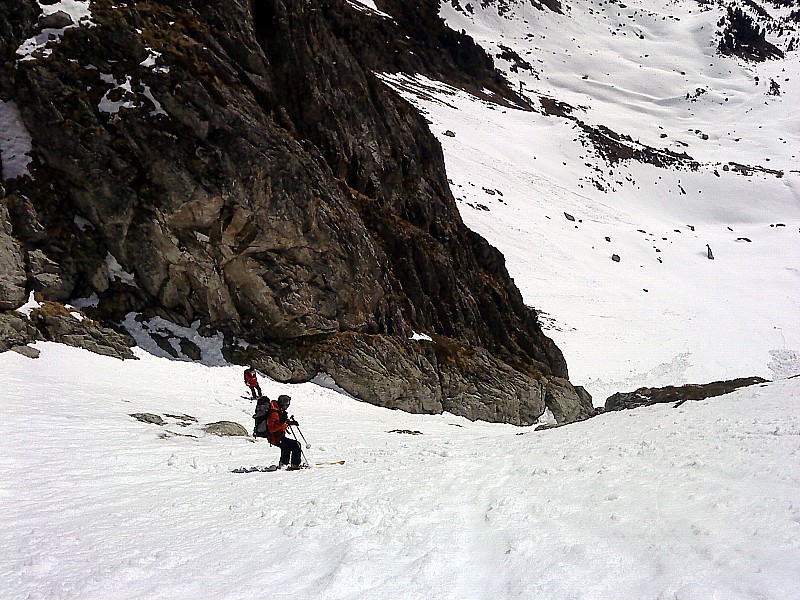 #7 Grand Moulins : Franck et Pascal dans le couloir sud est Grand Moulins : Franck et Pascal dans le couloir sud est