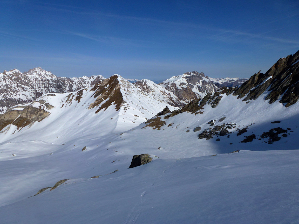 #20 Arête du Vallonnet : Le début de l Arête du Vallonnet : Le début de l'arête après le passage du col.