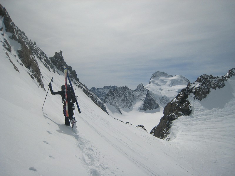 #4 Col Emile Pic : Fin de traçage au dessus du Col Emile Pic Col Emile Pic : Fin de traçage au dessus du Col Emile Pic