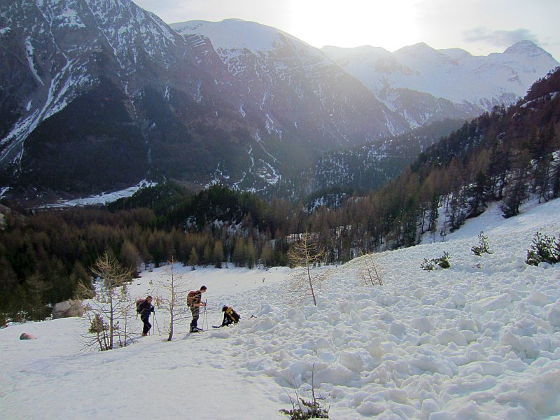 #1 Malezan : Autre vue de la combe ravagée par des avalanches. Malezan : Autre vue de la combe ravagée par des avalanches.