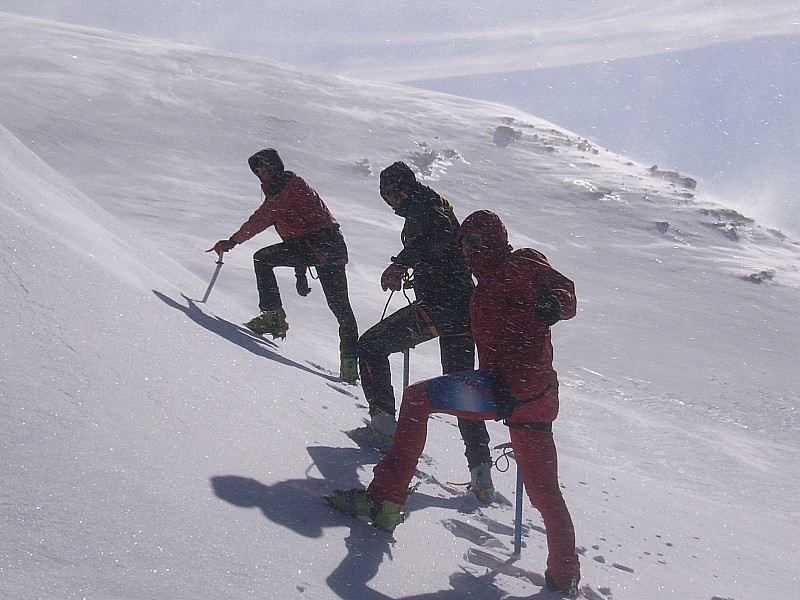 #14 sur la crête : une idée des conditions sur la crête : une idée des conditions