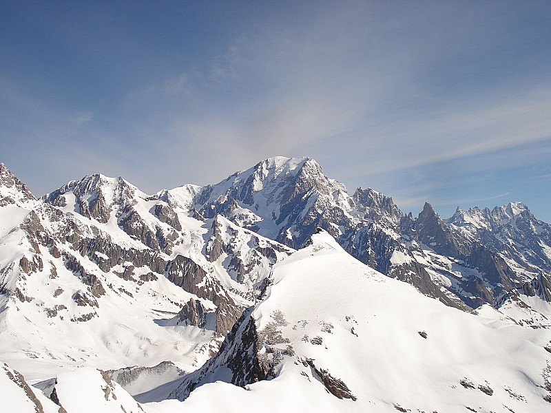 Tré la Tête, Mt Blanc : et Gdes Jorasses