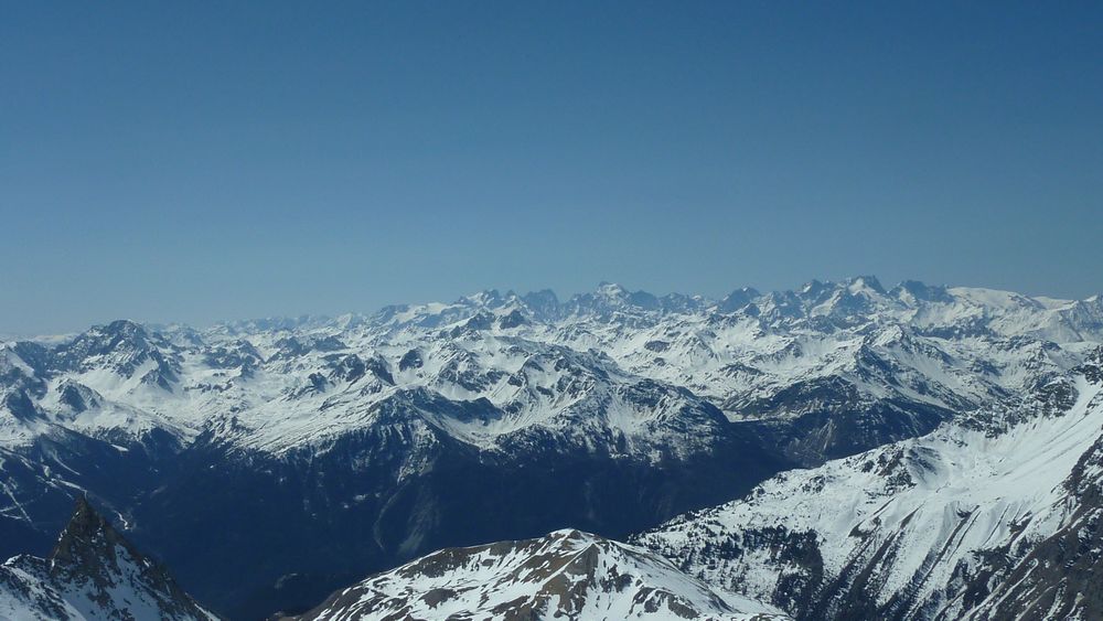 #7 Ecrins : et vue vers le Sud Ecrins : et vue vers le Sud