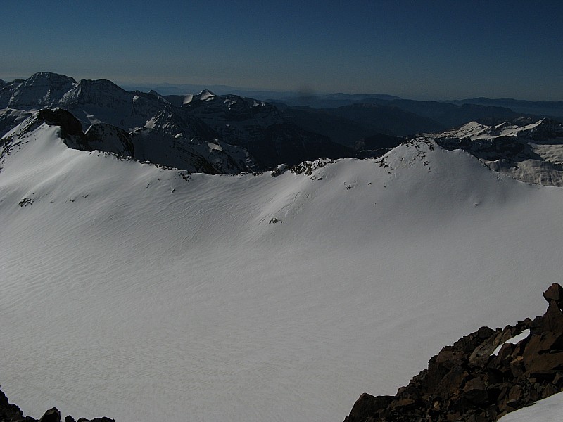 #27 Vue vers le sud : Vue vers le sud, Le Montferrat 3219m Vue vers le sud : Vue vers le sud, Le Montferrat 3219m