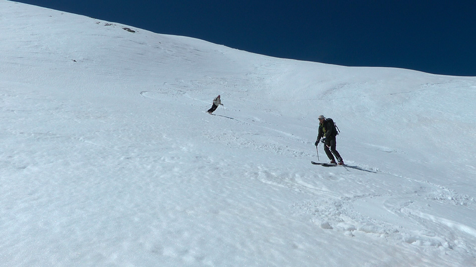 #14 Descente dans la pente sommitale Descente dans la pente sommitale