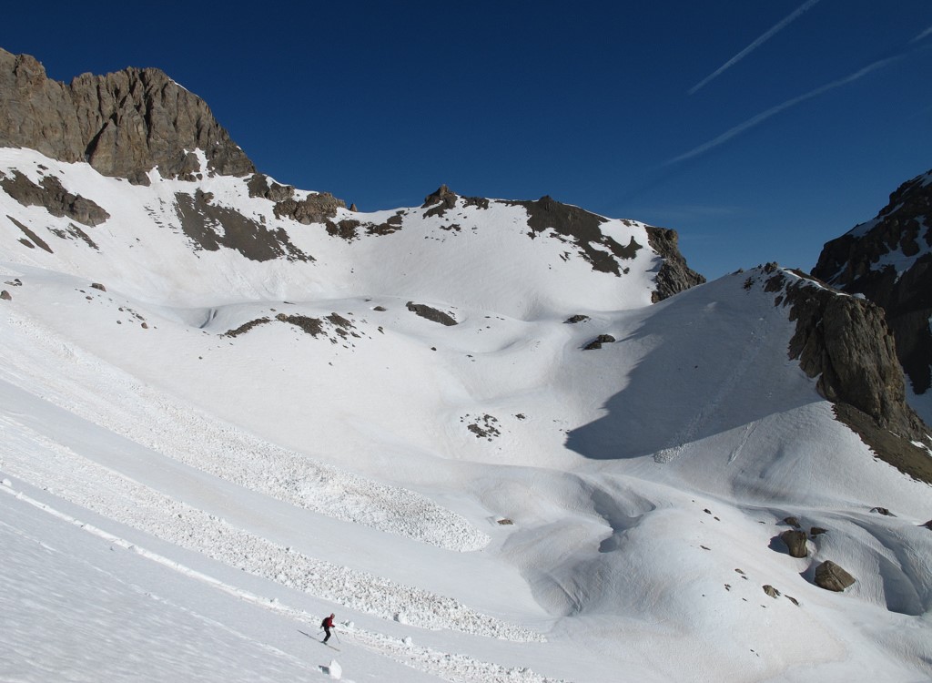 Descente versant Est