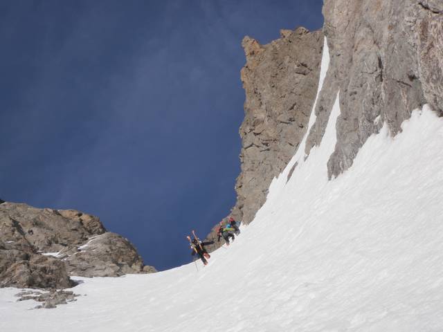 #6 Col de Coste Rouge : Sur le haut du couloir Col de Coste Rouge : Sur le haut du couloir