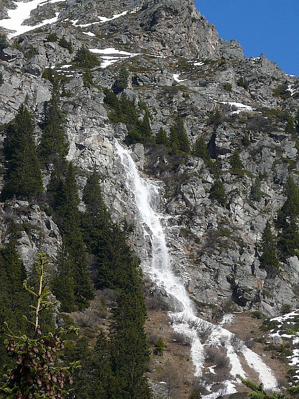 #1 cascade de neige ! : Grosse coulée de neige en montant à Trélatète cascade de neige ! : Grosse coulée de neige en montant à Trélatète