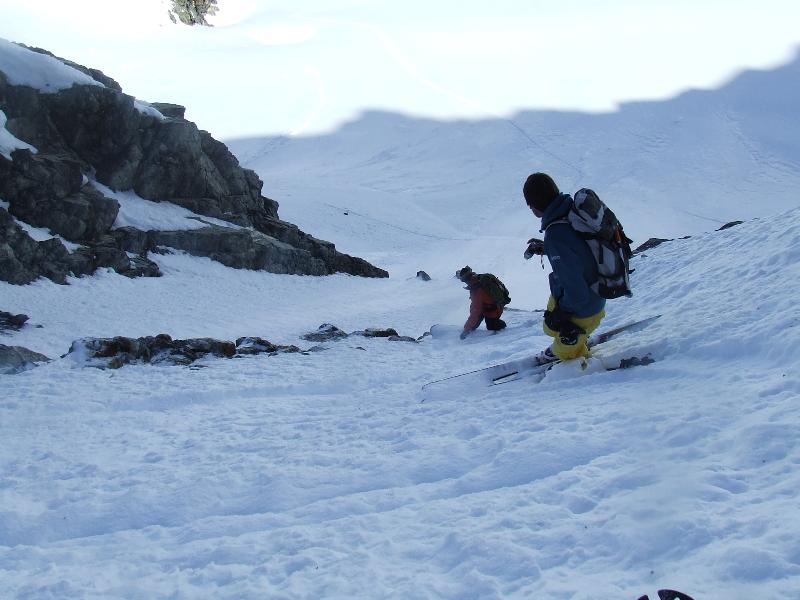 #10 Mont Petit Colon : Petit affutage Valaisan pour sortir du couloir Mont Petit Colon : Petit affutage Valaisan pour sortir du couloir