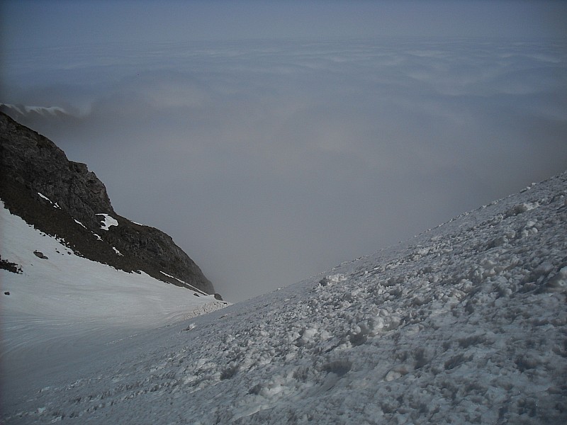 Mer de nuage : aprés c'est la course d'orientation ...