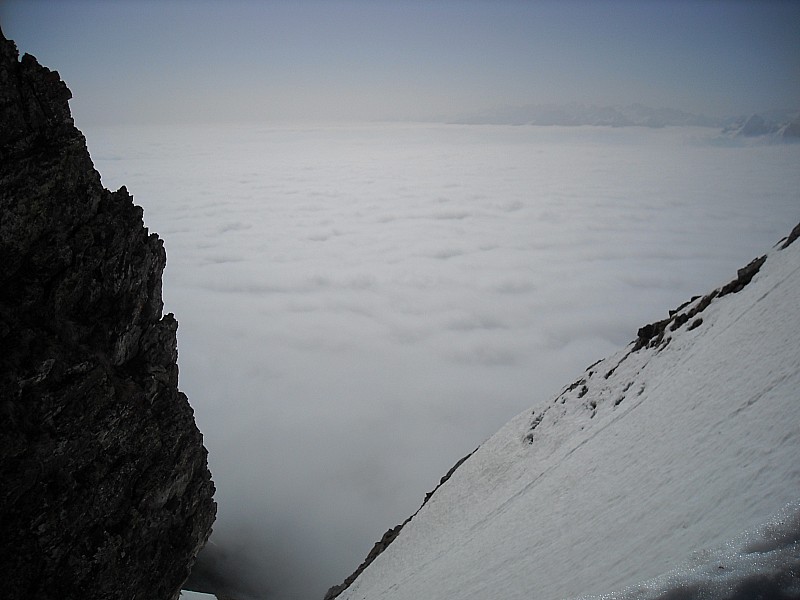 Collet : mer de nuages vers le sud