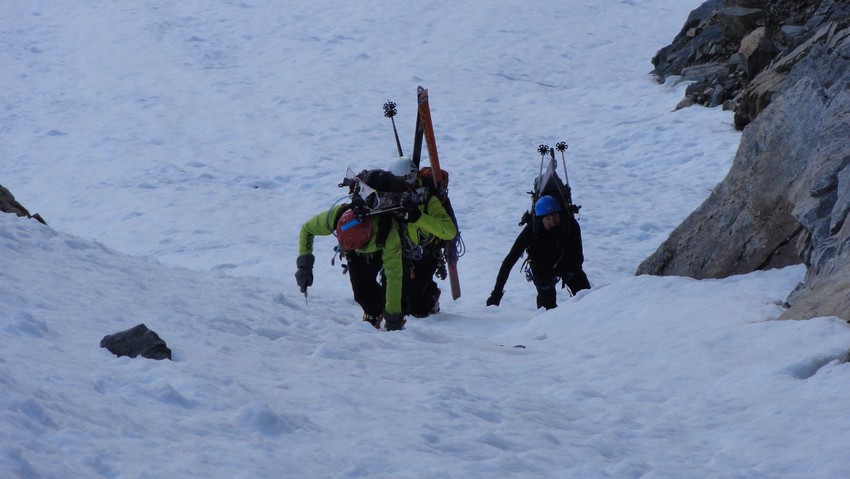 tour de la meije : à l'attaque su serret du savon