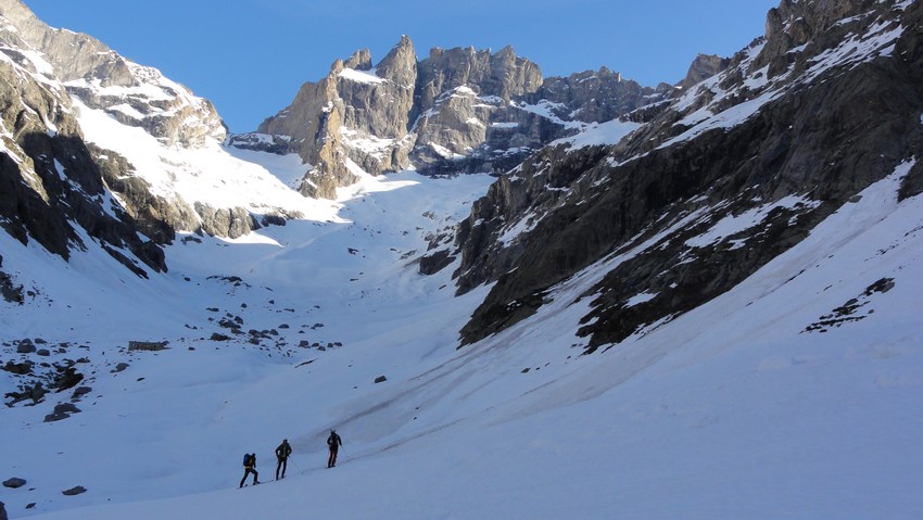 tour de la meije : et c'est reparti ....pour le promontoire