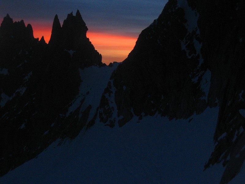 Col des Ecandies : Lever du jour au col des Ecandies