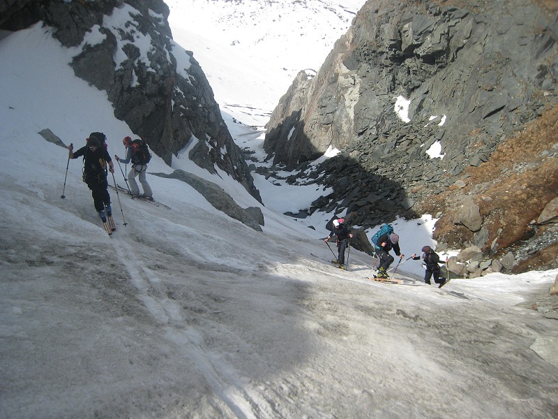 La gorge : Etat de la gorge du torrent de Valsorey