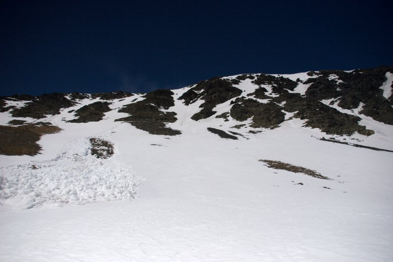 #10 vers crete de Chaviere : couloirs de descente vers crete de Chaviere : couloirs de descente