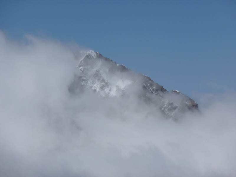 #10 La Barre des Ecrins : La Barre se dégage quelques instants. La Barre des Ecrins : La Barre se dégage quelques instants.