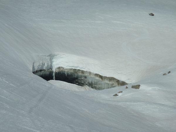 la bouche : du glacier noir