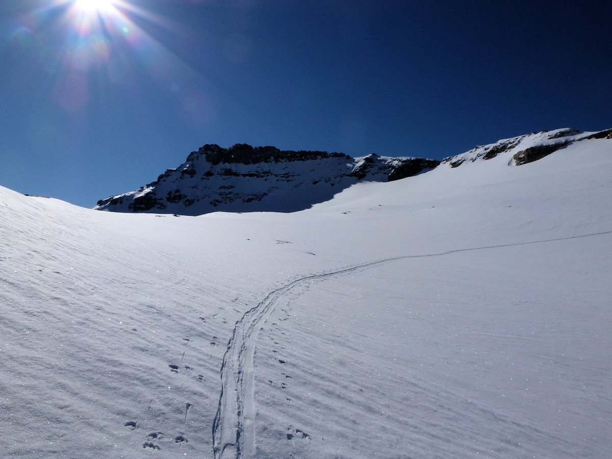 #7 l l'arête de la Rechasse : Vue juste avant d'arriver sur les dômes.