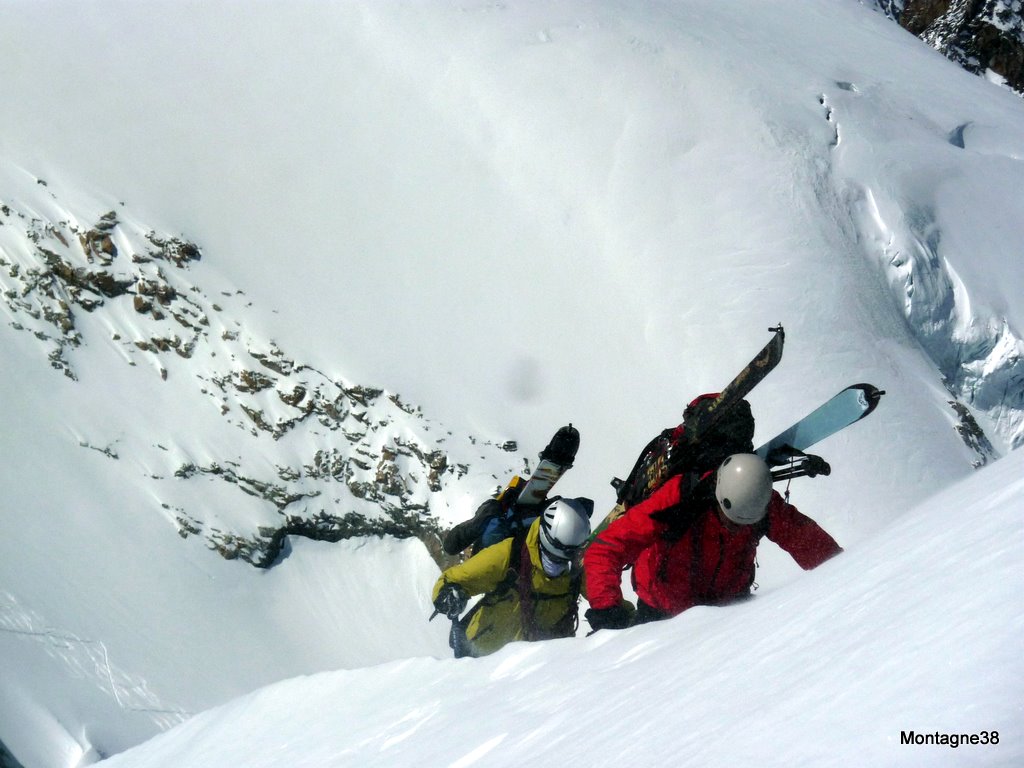 Arête du blanc : Patch et Greg, nos compagnons de 3 jours