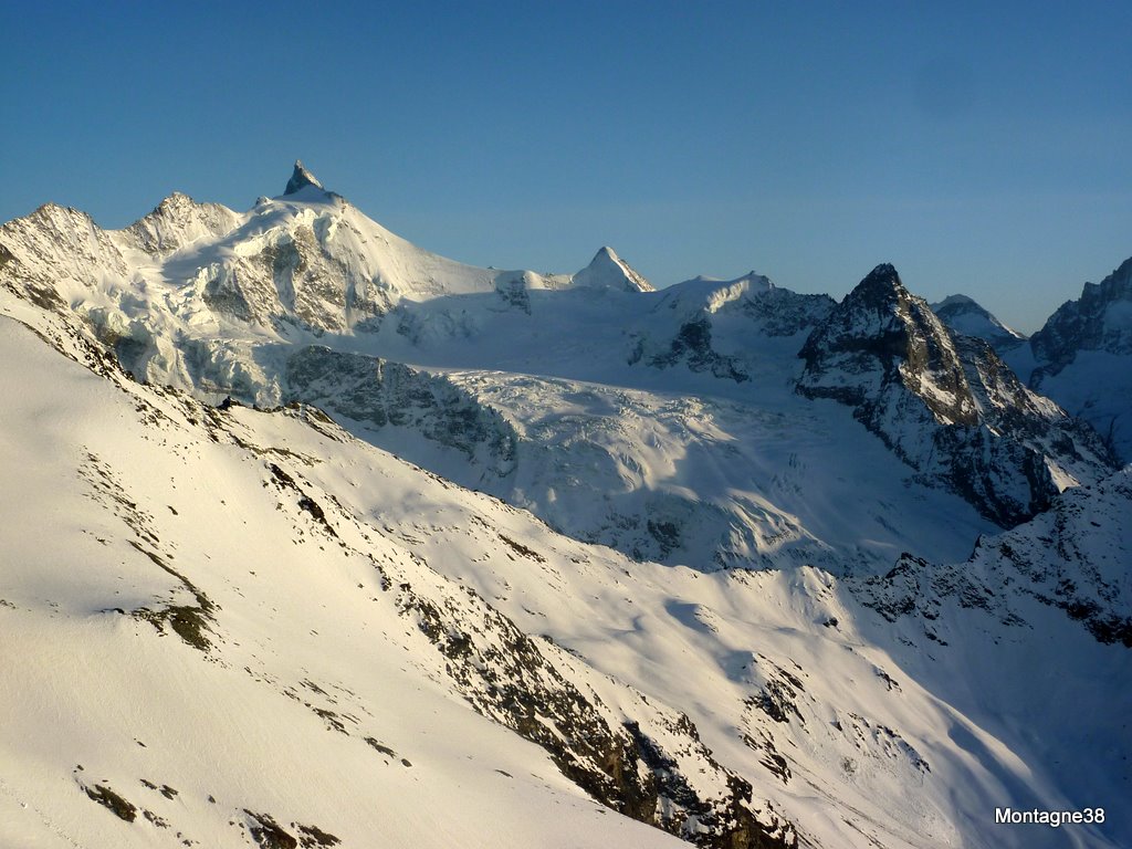 Le Zinalrothorn : Depuis le refuge