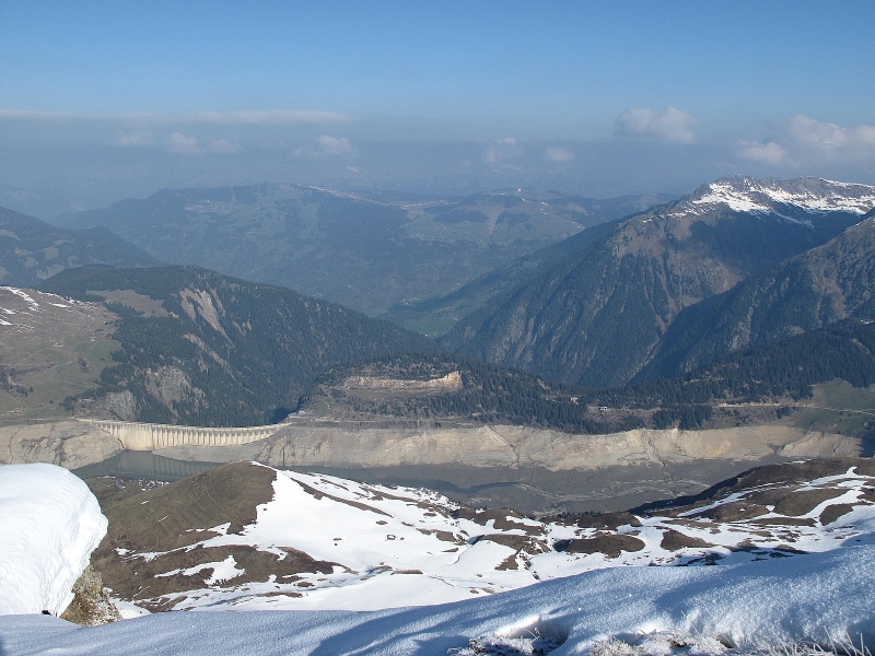 #4 Le barrage... : Meme vu d en haut , c est triste.. Le barrage... : Meme vu d en haut , c est triste..