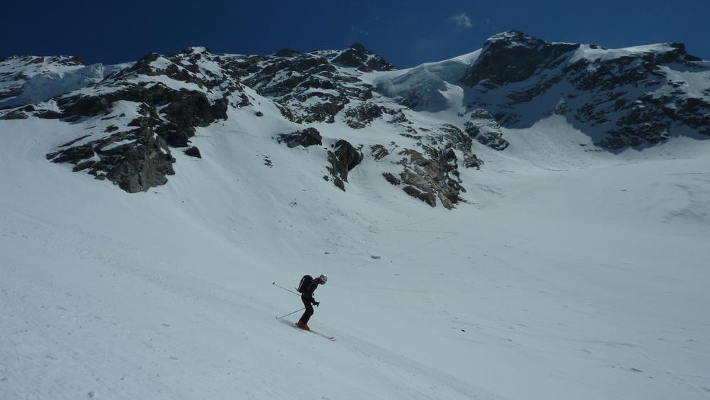 #24 Manu : plein gaz sous la Becca du Lac, bien seche cette année Manu : plein gaz sous la Becca du Lac, bien seche cette année