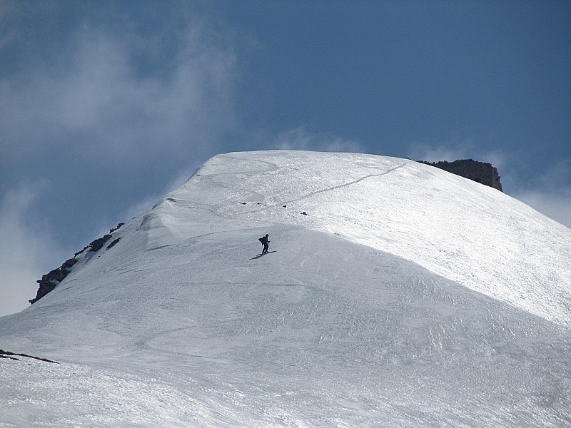 #10 Cime de Pelousette : Jeff arrivant sur Pelousette Cime de Pelousette : Jeff arrivant sur Pelousette