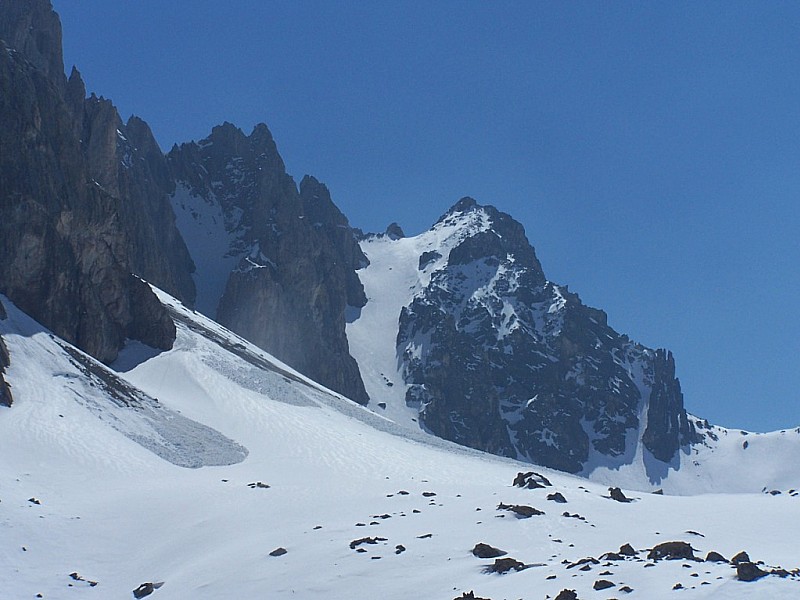 Pointe des Cerces : Couloir Nord du pic de la Moulinière...tentant!