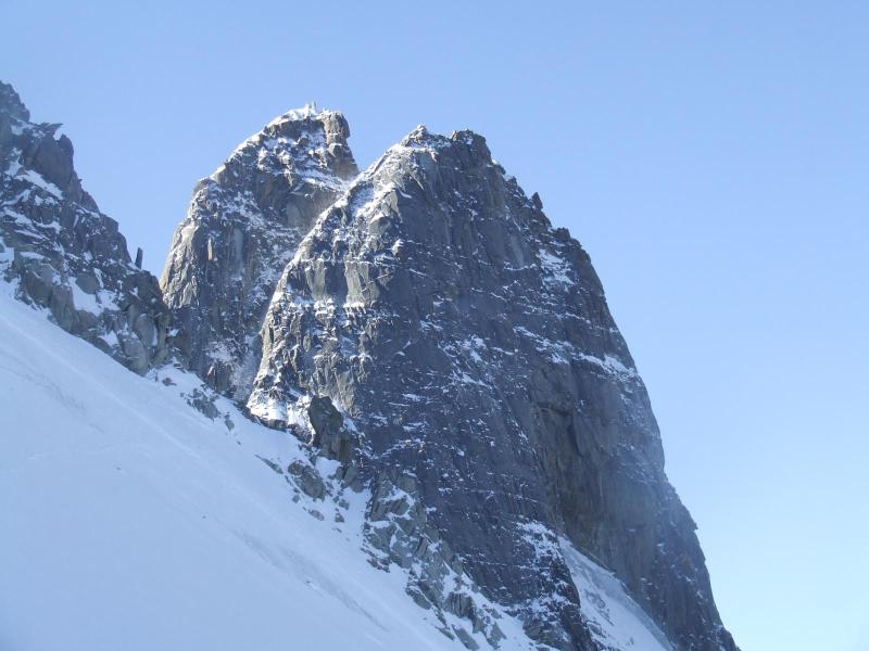 #14 Couloir Barbey : depuis les Grand montets, les Drus, parraissent tellement proches et sont finalement si inaccessibles ... Couloir Barbey : depuis les Grand montets, les Drus, parraissent tellement proches et sont finalement si inaccessibles ...