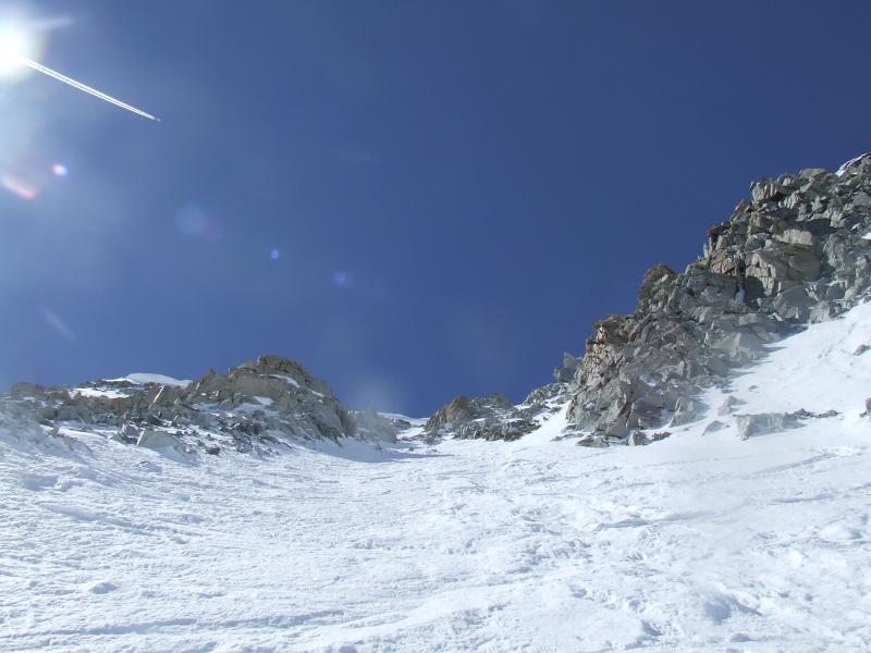 #4 Couloir Barbey : dans la partie superieure du couloir Couloir Barbey : dans la partie superieure du couloir