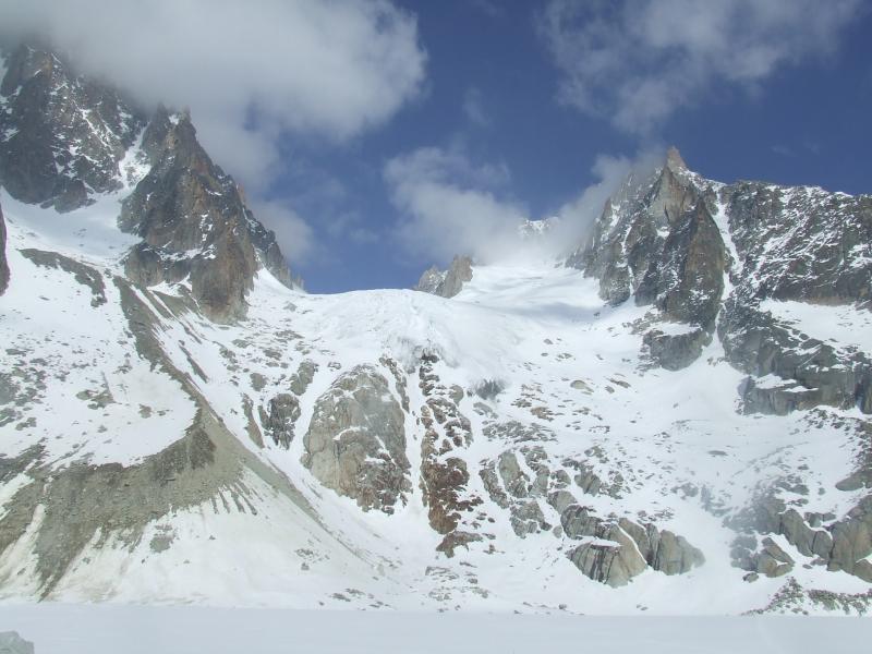 #11 Couloir Barbey : glacier du Chardonnet, que l Couloir Barbey : glacier du Chardonnet, que l'on descend rive droite