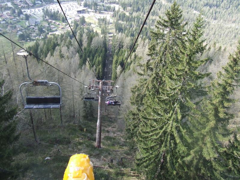 #13 Couloir Barbey : et pour finir, descente par le telesiege, la file d Couloir Barbey : et pour finir, descente par le telesiege, la file d'attente au telepherique etant monstrueuse à 16h45 !!