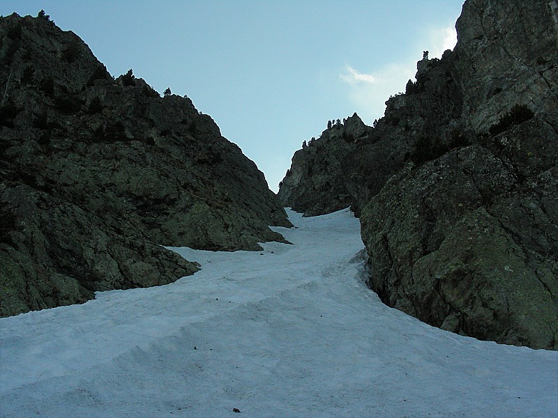 #1 couloir de la normale : Pas engageant... couloir de la normale : Pas engageant...