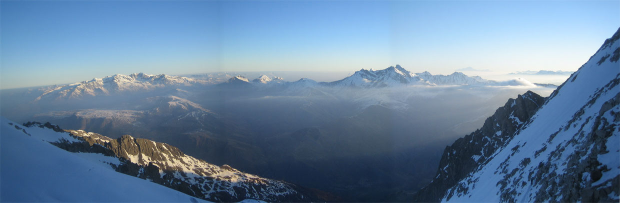 Breche de la Meije : petit matin a la breche de la Meije