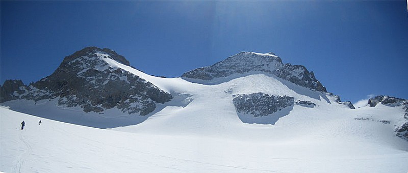 #1 Sous le Replat : en direction de la brêche du Rateau Sous le Replat : en direction de la brêche du Rateau