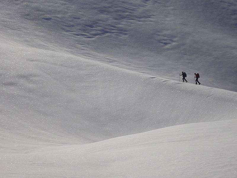Montée au Pic Ségure : Encore beaucoup de neige vers 2600 m