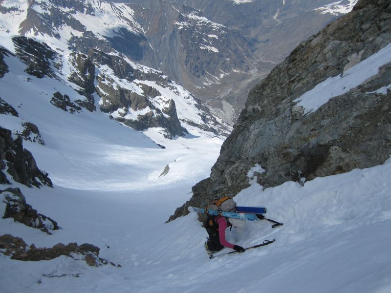 3 - Brèche en V : Derniers mètres