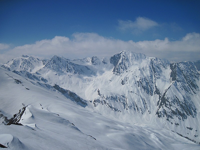 #2 11h20 au Pic Ségure, vue sur la descente du Grand Queyras 11h20 au Pic Ségure, vue sur la descente du Grand Queyras