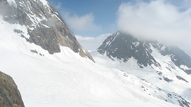 #5 glacier et col des Quirlies : va falloir traverser tout ça glacier et col des Quirlies : va falloir traverser tout ça