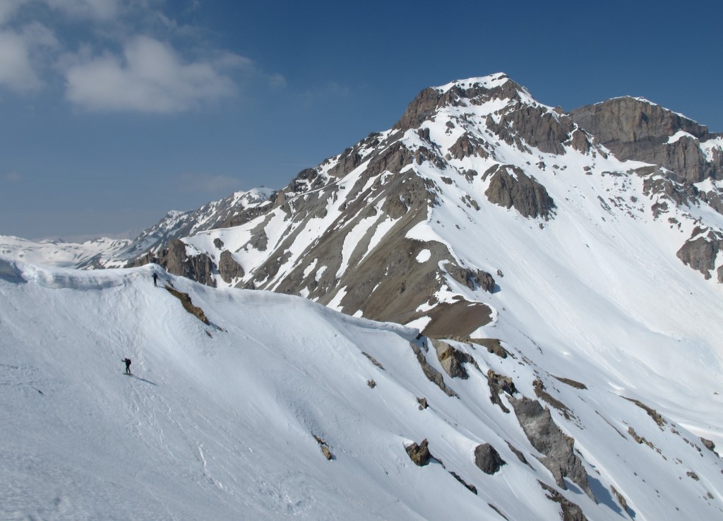 #8 Montée vers Clot la Cime... : ...par l Montée vers Clot la Cime... : ...par l'arête Ouest