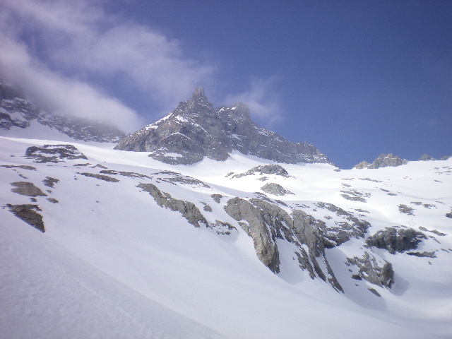 #11 coup d coup d'oeil en arrière : cols de la Grande Ruine à G, col du Clot des Cavales à D
