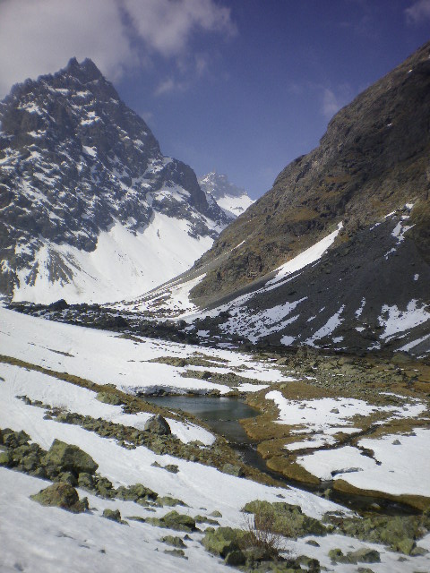 #15 au loin : col du Clot des Cavales au loin : col du Clot des Cavales