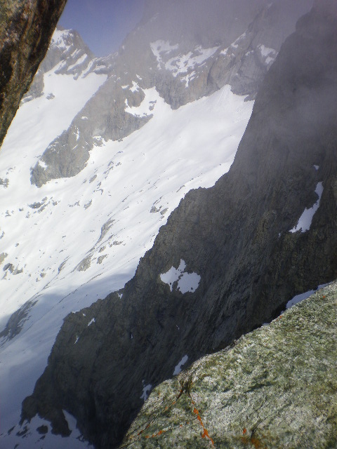 #4 vue sur : secteur de la Meije depuis brèche des Chamois vue sur : secteur de la Meije depuis brèche des Chamois