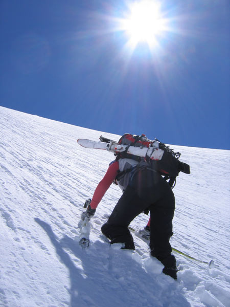 #4 Chacun son tour ! : Y a pas d Chacun son tour ! : Y a pas d'amitié qui compte ! Quand on vient de faire 10km de ski de fond et la trace, on laisse la place ;o))