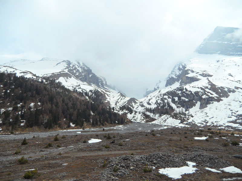 #6 Balmhorn : Et voilà c Balmhorn : Et voilà c'est fini, montagnes toujours dans les nuages.