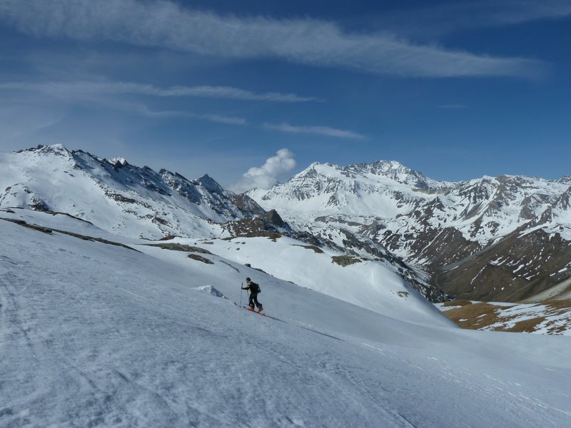 #3 Col du Vallonnet : Après le col, belle vue sur Péclet/Polset Col du Vallonnet : Après le col, belle vue sur Péclet/Polset