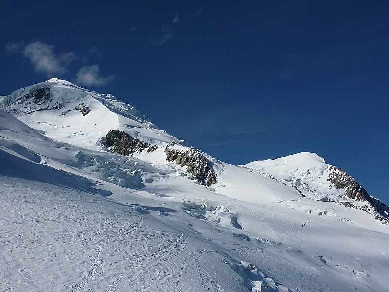 #10 Arête N du Dôme : Vue des grands mulets Arête N du Dôme : Vue des grands mulets